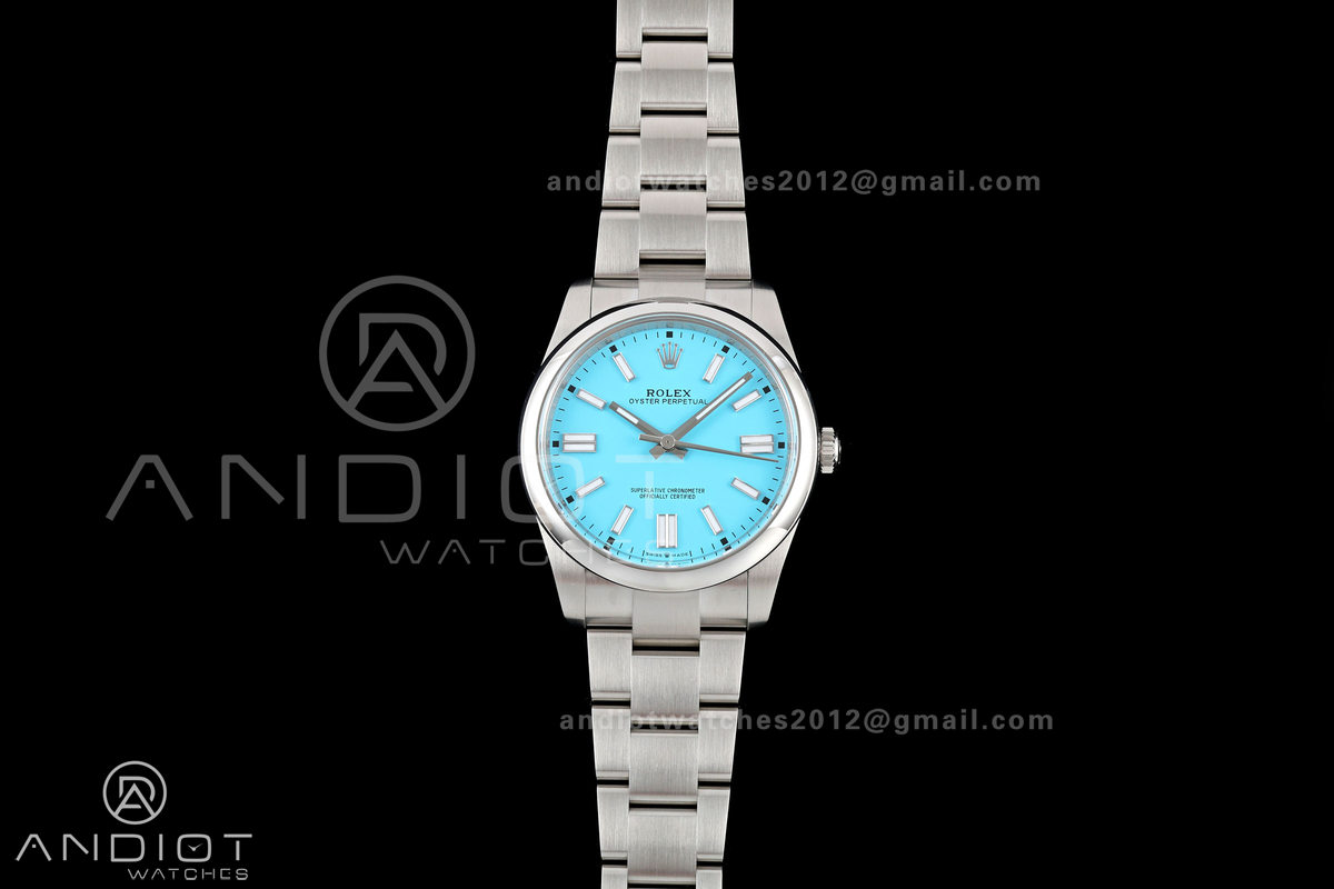 Oyster Perpetual 124300 41mm Clean Plus 1:1 Best Edition 904L Steel Tiffany Dial DD3230